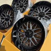 Jantes en alliage neuves RCSR 4x4 de 17 à 26 pouces pour voitures tout-terrain F150, couleur noire, 4x4, 5x127, 5x130, jantes profondes pour gros camions