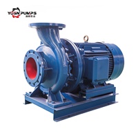 Pompa Booster Sentrifugal Horizontal 21.6m3/Jam, Head 60m, 7.5kw untuk Suplai Air Industri