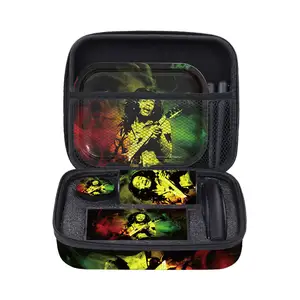 Wholesale Tobacco Bag With Stash Jar Cigarette Rolling Machine Rolling Tray smoking accessories kit