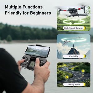 S161MAX Caméra stabilisée 4K <span class=keywords><strong>Mini</strong></span> <span class=keywords><strong>drone</strong></span> jouet pliable FPV <span class=keywords><strong>Pro</strong></span> avec double caméra Jouets en ligne avec moteur sans balais Deux batteries 34 min+ - Product Image 5