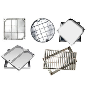 Couverture de trou d'homme invisible en acier inoxydable de nouveau style moderne couverture de puits de renfoncement durable pour Park Villa Wall Road Facili - Product Image 5