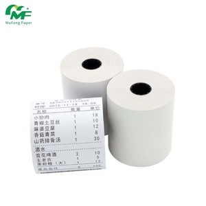 Venta al por mayor de alta calidad Oem impresora rollos Jumbo registro sin núcleo de papel térmico Color <span class=keywords><strong>rollo</strong></span> de <span class=keywords><strong>80x80</strong></span> - Product Image 2