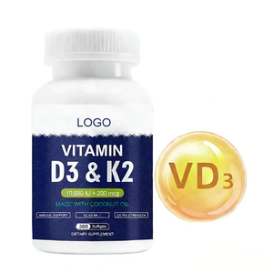Approvisionnement direct usine, services OEM de marque privée, capsules de vitamine D3 + K2 pour le soutien du système immunitaire - Product Image 1