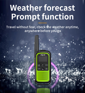 Chierda JV01 PMR446 FRS Giấy Phép Miễn Phí NOAA Dự Báo Thời Tiết Ngoài Trời Pin Tùy Chọn Bộ Sạc UHF VHF Type-C Bộ Đàm - Product Image 4