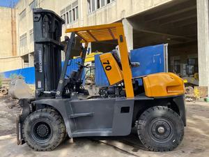 הזול ביותר 7 טון דיזל מלגזה הידראולי מלא מנוע ביצועים גבוהים בשימוש <span class=keywords><strong>tcm</strong></span> מלגזה fd70z8 עם צד צד צד positioner - Product Image 2