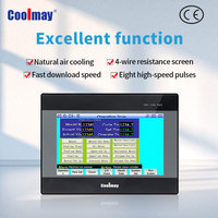 Controlador lógico programable todo en uno PLC HMI de 7 pulgadas, controlador PLC integrado HMI