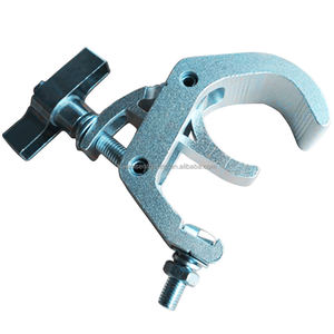 Klem Truss Pelepasan Cepat Aluminium Perak Lampu Panggung Kepala Bergerak Kait Lampu Cakar Elang Dipertebal dan Diperbesar - Product Image 1