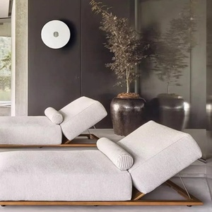 <span class=keywords><strong>Tumbona</strong></span> <span class=keywords><strong>de</strong></span> Playa para Piscina, Muebles <span class=keywords><strong>de</strong></span> Exterior para Hotel, <span class=keywords><strong>de</strong></span> Teca con Cojín Grueso, Más Vendida - Product Image 6