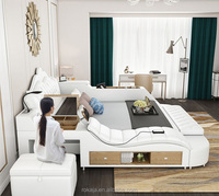 Offres Spéciales : Lit Intelligent de Luxe, Mobilier de Chambre à Coucher, Lit King Size, Lits de Mariage Élégants, Lit Multifonctionnel avec Musique et Massage