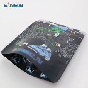 Bolsas Mylar de 3.5G con Cierre Hermético, Impresión de Logotipo Personalizado, Bolsa Holográfica con Cierre Negro Sellado con Láser, a Prueba de Olores - Product Image 3