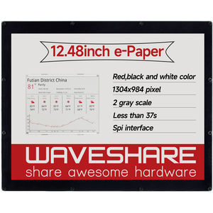 1304X984, 12.48Inch E-Ink Displaymodule, Rood/Zwart/Wit Driekleurig - Product Image 3