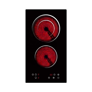 Placa de Inducción Eléctrica de Cerámica Integrada de 5700W con Control Táctil, <span class=keywords><strong>3</strong></span> Quemadores, 9 Niveles de Potencia, para Cocina Doméstica - Product Image 3