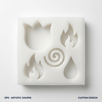 Insert en mousse EPE et mousse polyuréthane découpé sur mesure par CNC pour emballage de coffret cadeau de luxe