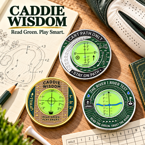 Custom Logo Golf Green Reader 40mm Clear Bubble Level Double Sided Golf Gift OEM Wholesale Supplier - Product Image 6
