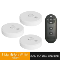 Veilleuse LED moderne sans fil, blanc ivoire, lampe d'armoire faite à la main, petit projecteur de charge par induction intelligent