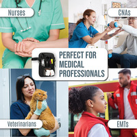 Sac banane médical en polyester durable pour infirmière avec ceinture réglable à poches multiples pour les médecins et les travailleurs de la santé