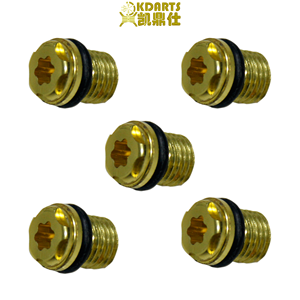 Factory Ready to Ship CNC Machining <strong>Gold</strong> Aluminum Golf Screw for Golf Club Head Golf <strong>Putter</strong> Head Counterweight - Product Image 3