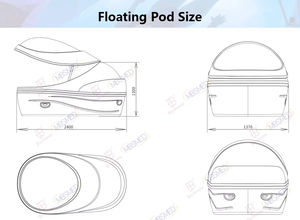 Flotteur intelligent Pod Réservoir de privation sensorielle Réservoir de flottaison Capsule de spa Flotteurs de sel pour spa et centres de bien-être - Product Image 5