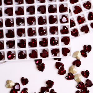 Paso Sico 3D, Muestras Gratuitas de Prendas, Cristales de Uñas al por Mayor, Cristales de Uñas de Cristal sin Fijación en Caliente, Bolsas Grandes, Cristales de Uñas de Cristal en Forma de Corazón Puntiagudo - Product Image 4