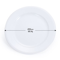 Offre Spéciale 8 pouces Assiette ronde pique-nique extérieur Assiettes en plastique Assiettes à dîner