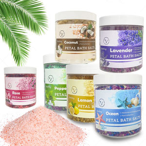 Garam mandi dengan bunga jual panas <span class=keywords><strong>Scrub</strong></span> garam Himalaya <span class=keywords><strong>Scrub</strong></span> gula tubuh alami Shea Butter pengelupasan kulit garam mandi pemutih - Product Image 1