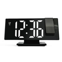 Vente d'usine - Horloge numérique LED créative, grand écran miroir LED, affichage grand format, horloge de bureau électronique