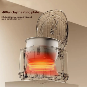 Penanak nasi elektrik Mini, penanak nasi elektrik otomatis multifungsi, panci terbaik anti lengket diabetes Jepang - Product Image 3