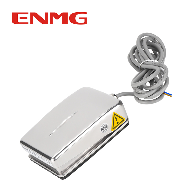 ENMG IPX8 Waterproof Stainless Steel Foot Switch HRF-MD6  for Machine Tool & Packaging Equipment Power Control (Dustproof)