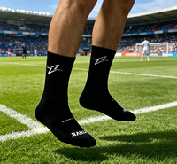 Chaussettes de football antidérapantes de haute qualité de grandes marques, chaussettes de compression pour le football, chaussettes de course durables pour l'élite, vente en gros