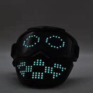 หน้ากากฮาโลวีน Led ที่เจ๋งที่สุดในปี2022,ชุดแฟนซีที่สามารถตั้งโปรแกรมได้บลูทูธหน้ากากงานเลี้ยงเต้นรำสวมหน้ากากคอสเพลย์ - Product Image 4