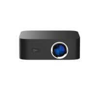 Mini Proyector Portátil A6 1080p para Cine en Casa, Negro, Smart Android 13, 420 Lúmenes, Altavoces Integrados, Video para Teléfono, LCD