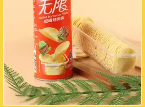 Chips de pommes de terre aux légumes Aliments en conserve chinois Collations soufflées dépose des croustilles 40g - Product Image 6