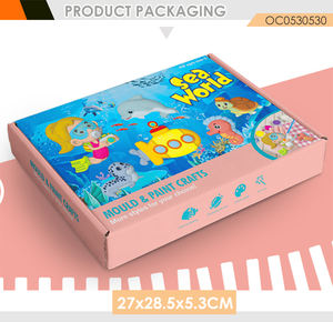 Jouets éducatifs pour enfants, monde marin, moulage 3D, peinture au plâtre DIY - Product Image 5