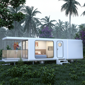 Cápsula viva móvil de lujo de 9m con balcón expansivo Casas prefabricadas cómodas para relajarse - Product Image 4