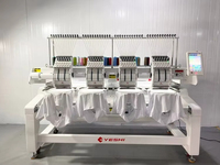 Yeshi Multifonctionnel Haute Qualité Automatique 4 Têtes Multi Aiguilles Machine À Broder Informatisée pour Plat/Casquette/T-shirt