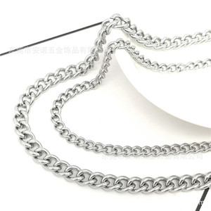 โซ่สแตนเลส Anno สำหรับทำเครื่องประดับและงาน DIY กว้าง 3 มม. สีเงิน - Product Image 4