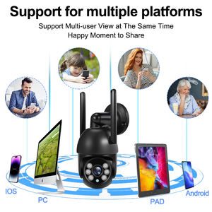 Caméra IP réseau 4K WiFi PTZ Caméra de sécurité sans fil Caméra de surveillance CCTV Vision nocturne couleur Système de sécurité - Product Image 4