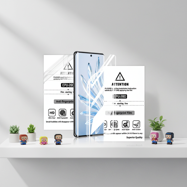 Mobile Phone Screen Protectores De Celulares Self-repair Scratch Hydrogel Film Sheet Epu Screen Protector for Cutting Machine