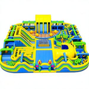 Château gonflable commercial WINWAYTOYS en PVC avec toboggan, combo de fête, pour activités de plein air - Product Image 1