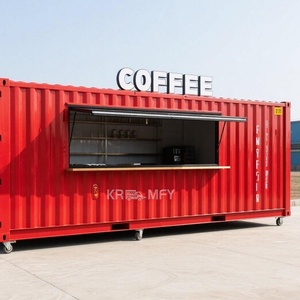 ร้านกาแฟ ร้านตัดผม คีออสก์ ร้านอาหาร คาเฟ่ บาร์ ทันสมัย ทำจากตู้คอนเทนเนอร์ แข็งแรง ทนทาน ใช้พื้นที่ได้ดี - Product Image 3