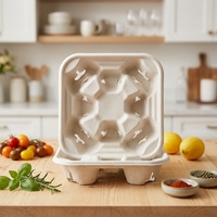 Support de gobelet à double paroi 100 % biodégradable et compostable, respectueux de l'environnement, pour boissons chaudes ou froides