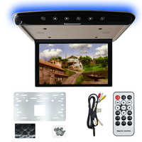 Monitor de Entretenimiento Plegable para Techo de Auto con Pantalla Android, Decodificación de Video 1080P, Mirror Link, Soporte USB y SD