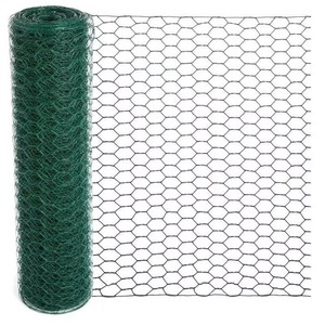 Grillage hexagonal en fil de fer plastifié PVC, durable et attrayant, pour poulailler, maille personnalisable - Product Image 2