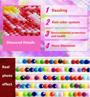 Gros 5D Plein Foret Diamant Peinture Kit Big Ben Amour DIY Strass pour Adultes Toile Résine Moderne Portrait 2 Sets CN;ZHE