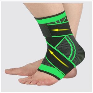 Tobillera Deportiva, Protector de Tobillo para Fútbol, Correa de Compresión de Nailon, Banda Elástica Negra, Soporte de Tobillo para Gimnasio con Logotipo OEM - Product Image 5