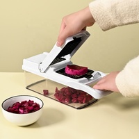 Hoogwaardige Handheld Groente Chopper Aardappelschiller Uiensnijder Fruitsnijder Keukengereedschap Multifunctionele Groentesnijder