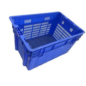 Plastic logistics crate stacked nestable Plastic crates use to shop bazaar Plastic crate supplier