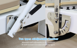 Cama de Pilates de Aluminio Tmax con 5 Resortes Alemanes Ajustables, Reformer <span class=keywords><strong>Profesional</strong></span> con Certificación CE - Product Image 4