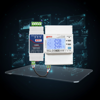 Analizador de calidad de energía EM4373 CT 3*230/400V aprobado por MID 0,05 ~ 5(6) un sistema de gestión de energía Modbus de medidor de energía trifásico