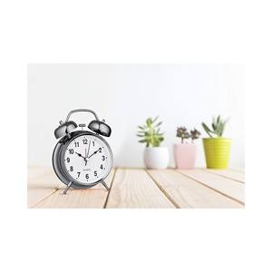 Silent Sweep Desk <b>Alarm</b> <b>Clock</b> Reloj Twin Bell Vintage <b>Alarm</b> <b>Clock</b> with Backlight - Product Image 4
